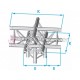 PROLYTE - H30D - Angle triangulaire renforcé - Croix - Neuf