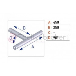 ASD - EX50 - Angle 3D EX5033 - 90° Plat - Neuf