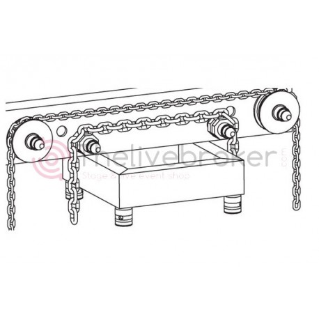 PROLYTE - Poulie pour ST-009 - chaîne 10mm - Neuf