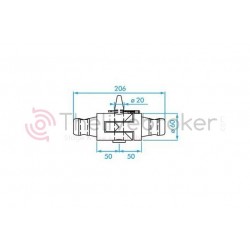 PROLYTE - Axe d'articulation - 90° pour manchon charnière de CT Tower - Neuf