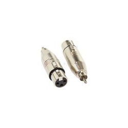 Lot de 2 adaptateurs XLR femelle 