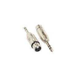 Lot de 2 adaptateurs XLR femelle 