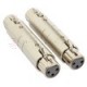 Lot de 2 adaptateurs XLR mâle